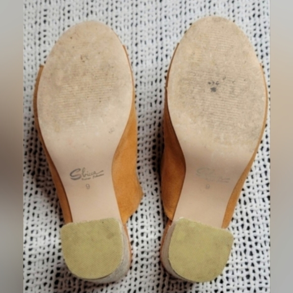 Sbicca Vintage Collection Suede Mule Sandal Jute Heel Size 9 - Picture 4 of 6